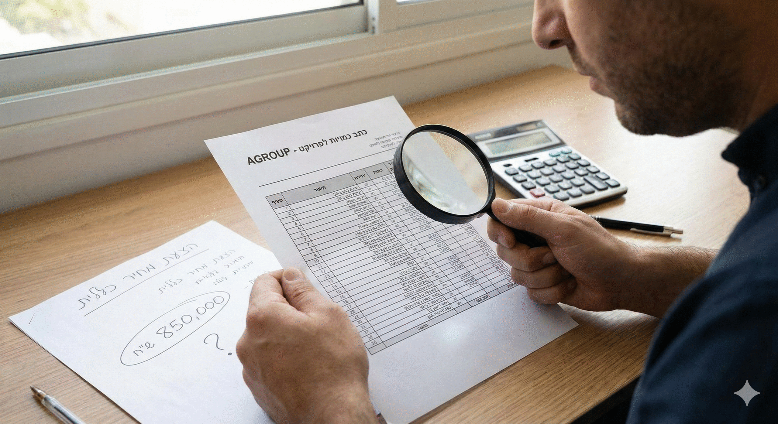 בדיקת הצעת מחיר