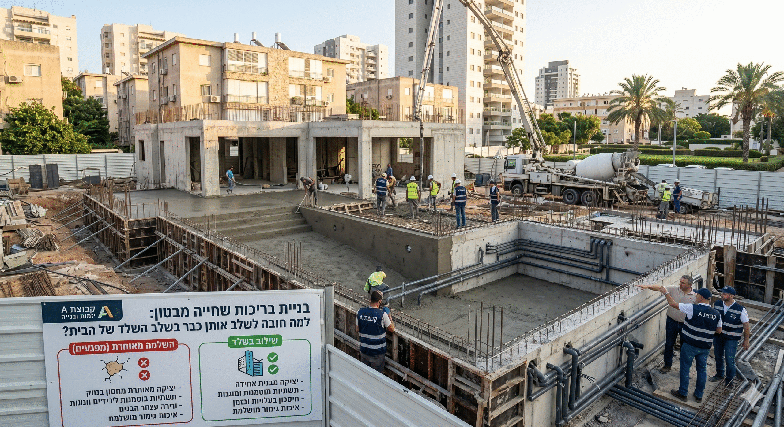 בריכות שחיה